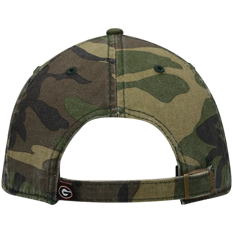 Men's '47 Camo Georgia Bulldogs Clean Up Core Adjustable Hat