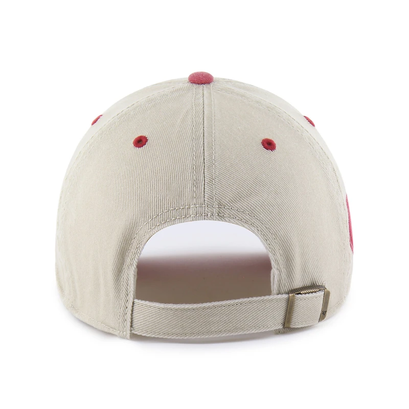 Casquette ajustable pour homme « 47 Cream Georgia Bulldogs Breaking Trail Clean Up »