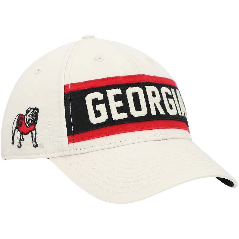 Casquette ajustable Georgia Bulldogs Crossroad MVP crème pour homme