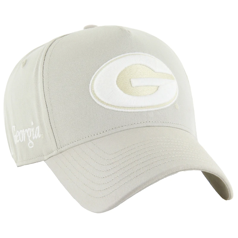 Casquette ajustable Georgia Bulldogs Foundation Offside pour homme, couleur crème, 47