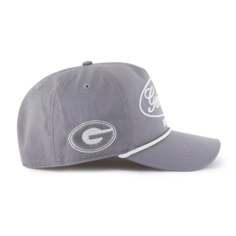 Men's '47 Gray Georgia Bulldogs Contemporary Basics Foundational Rope Hitch Adjustable Hat