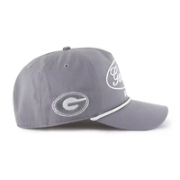 Men's '47 Gray Georgia Bulldogs Contemporary Basics Foundational Rope Hitch Adjustable Hat