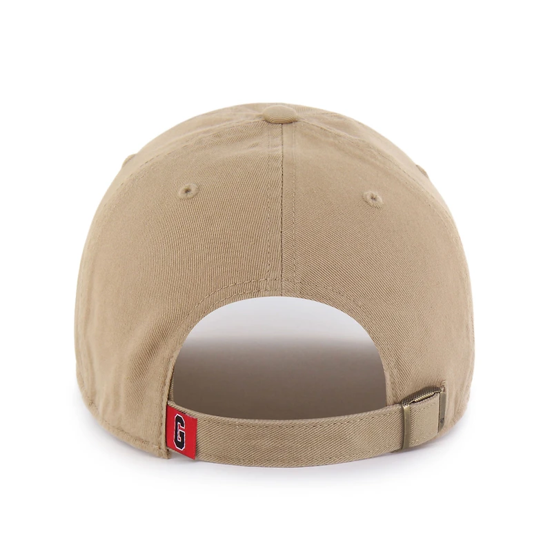Men's '47 Khaki Georgia Bulldogs Vault Clean Up Adjustable Hat