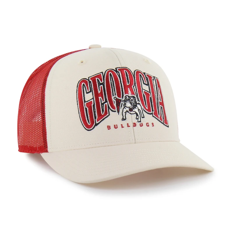 Men's '47  Natural Georgia Bulldogs Drawbridge Trucker Adjustable Hat