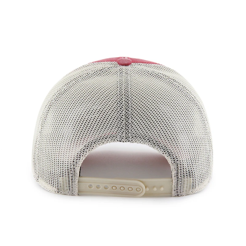 Casquette trucker ajustable Georgia Bulldogs Canteen rouge/naturel pour homme