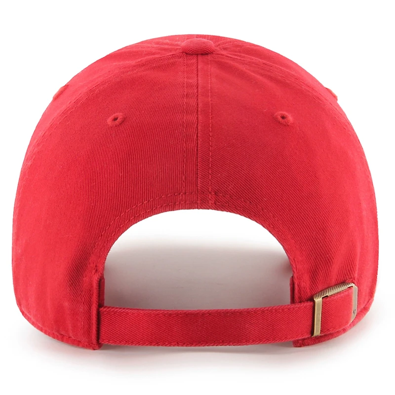 Men's '47 Red Georgia Bulldogs 2024 SEC Football Conference Champions Clean Up Adjustable Hat