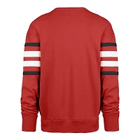 Men's '47 Red Georgia Bulldogs Coaches Collection Pullover Sweatshirt