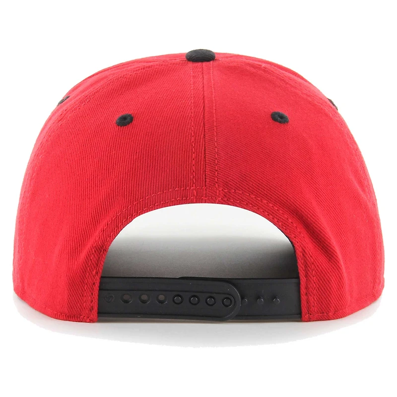 Men's '47 Red Georgia Bulldogs Double Header Hitch Adjustable Hat