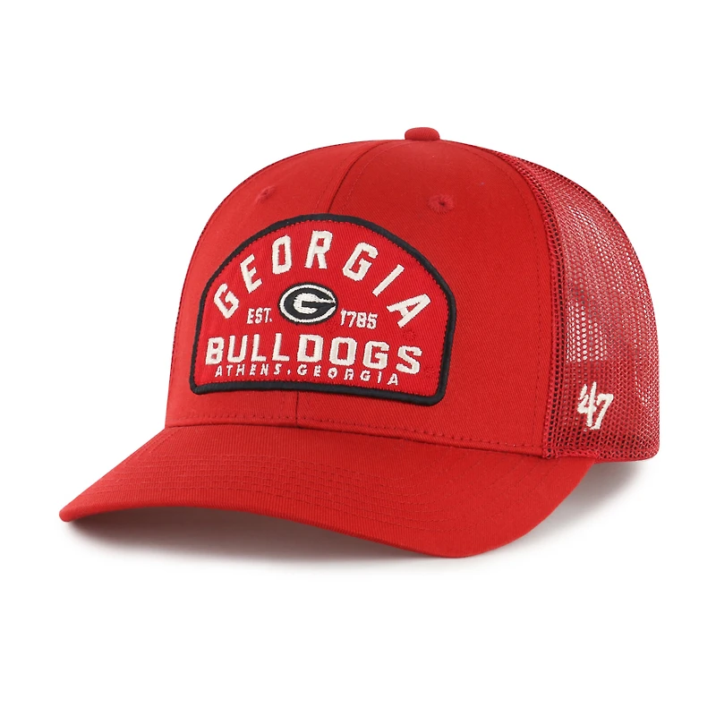 Men's '47  Red Georgia Bulldogs Leland Trucker Adjustable Hat
