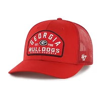 Men's '47  Red Georgia Bulldogs Leland Trucker Adjustable Hat