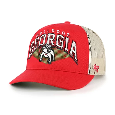 Casquette de camionneur ajustable Pomona Mesh Hitch pour homme, modèle Red Georgia Bulldogs '47