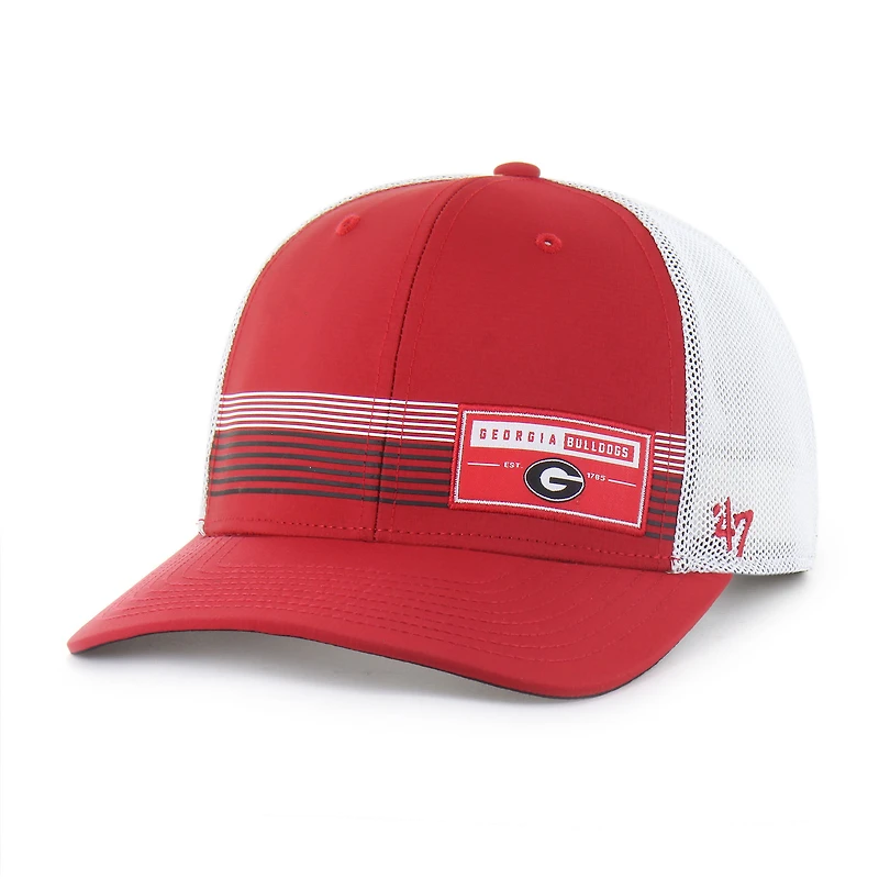 Casquette réglable de camionneur '47 Red Georgia Bulldogs Rangefinder brrr pour hommes