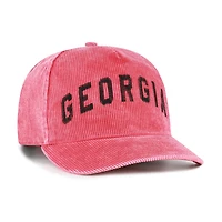 Men's '47  Red Georgia Bulldogs Reclaim Snow Wash Corduroy Hitch Adjustable Hat