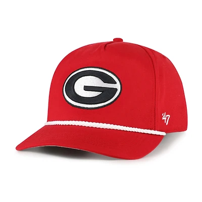 Casquette ajustable à nœud en corde pour homme '47 Red Georgia Bulldogs