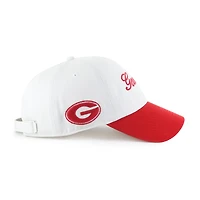 Men's '47 White Georgia Bulldogs Contemporary Basics Foundation Clean Up Adjustable Hat