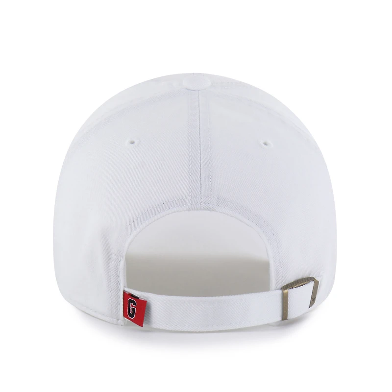 Casquette ajustable Georgia Bulldogs blanche « Vault Clean Up » pour homme, modèle 47