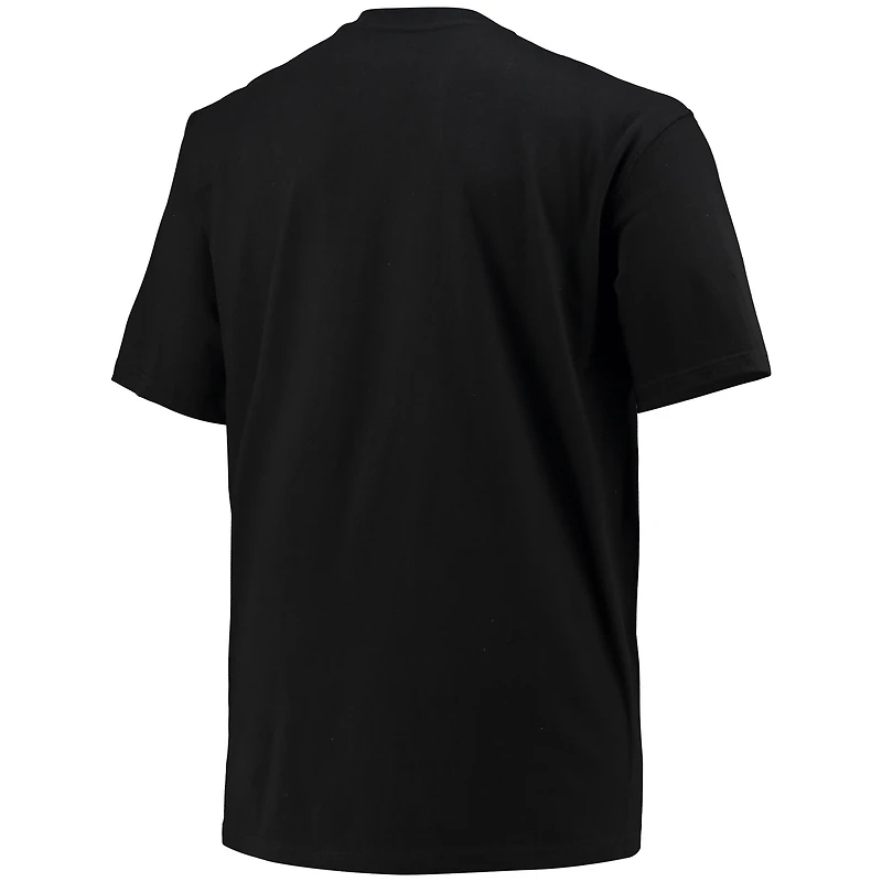 Men's Champion Black Georgia Bulldogs Big & Tall Arch Over Wordmark T-Shirt