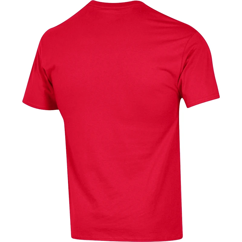 T-shirt Champion Red Georgia Bulldogs Arch Pill pour homme