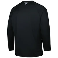 T-shirt à manches longues Omni-Shade Terminal Tackle pour homme Columbia Black Georgia Bulldogs Big & Tall