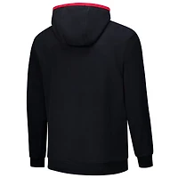 Men's  Columbia Black Georgia Bulldogs Flanker Fleece Pullover Hoodie