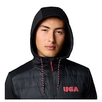 Veste à capuche hybride entièrement zippée Columbia Georgia Bulldogs Out-Shield pour homme