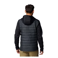 Men's Columbia  Black Georgia Bulldogs Out-Shield Hybrid Full-Zip Hoodie Jacket