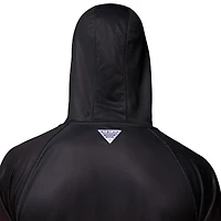 Sweat à capuche Columbia Black Georgia Bulldogs PFG Gradient Water Super Terminal Tackle pour homme avec t-shirt Omni-Wick