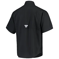 Chemise boutonnée Columbia Grey Georgia Bulldogs PFG Tamiami Omni-Shade pour homme