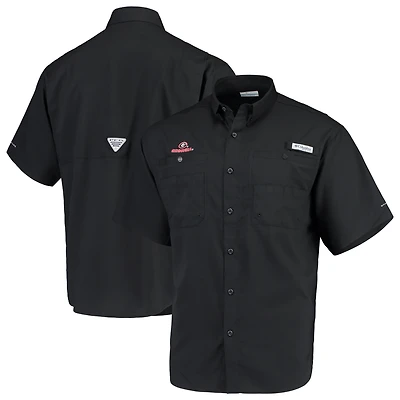 Chemise boutonnée Columbia Grey Georgia Bulldogs PFG Tamiami Omni-Shade pour homme