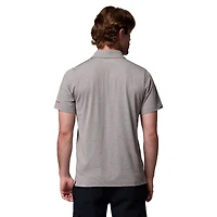 Polo Tech Trail gris Columbia Georgia Bulldogs pour homme