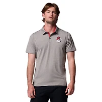 Polo Tech Trail gris Columbia Georgia Bulldogs pour homme