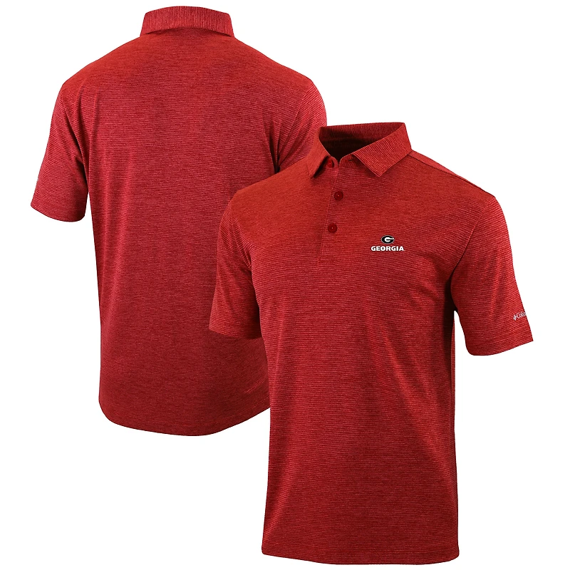 Polo Columbia rouge Georgia Bulldogs Omni-Wick Set II pour homme