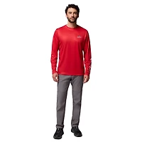 Men's Columbia  Red Georgia Bulldogs PHG Terminal Shot Long Sleeve T-Shirt