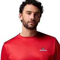 Men's Columbia  Red Georgia Bulldogs PHG Terminal Shot Long Sleeve T-Shirt