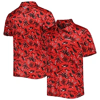Polo pour homme Columbia Red Georgia Bulldogs Super Terminal Tackle Omni-Shade