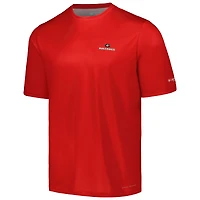 T-shirt homme Columbia Red Georgia Bulldogs Terminal Tackle Omni-Shade