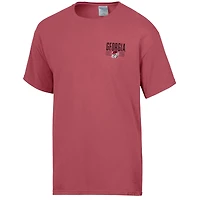 Men's ComfortWash  Red Georgia Bulldogs Big Name T-Shirt