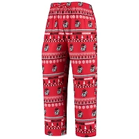 Men's Concepts Sport Red Georgia Bulldogs Ugly Sweater Knit Long Sleeve Top and Pant Set