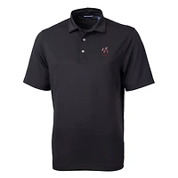 Men's Cutter & Buck Black Georgia Bulldogs Alumni Logo Virtue DryTec Eco Pique Recycled Polo