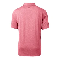 Men's Cutter & Buck Heather Red Georgia Bulldogs Forge Stretch Polo