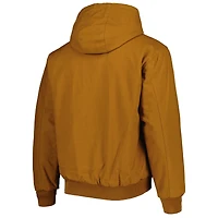 Sweat à capuche entièrement zippé Dakota Bulldogs de Géorgie Dunbrooke pour homme