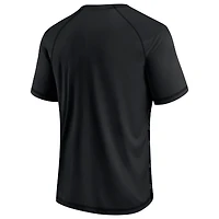 T-shirt raglan noir Georgia Bulldogs Arch Outline Fanatics pour hommes
