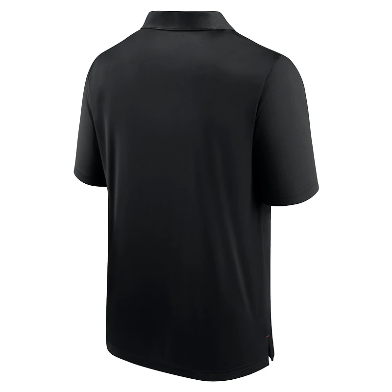 Polo défenseur noir Georgia Bulldogs Fanatics pour hommes