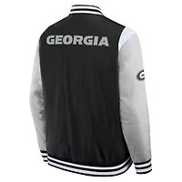 Men's Fanatics  Black Georgia Bulldogs Elements Elite Full-Snap Jacket