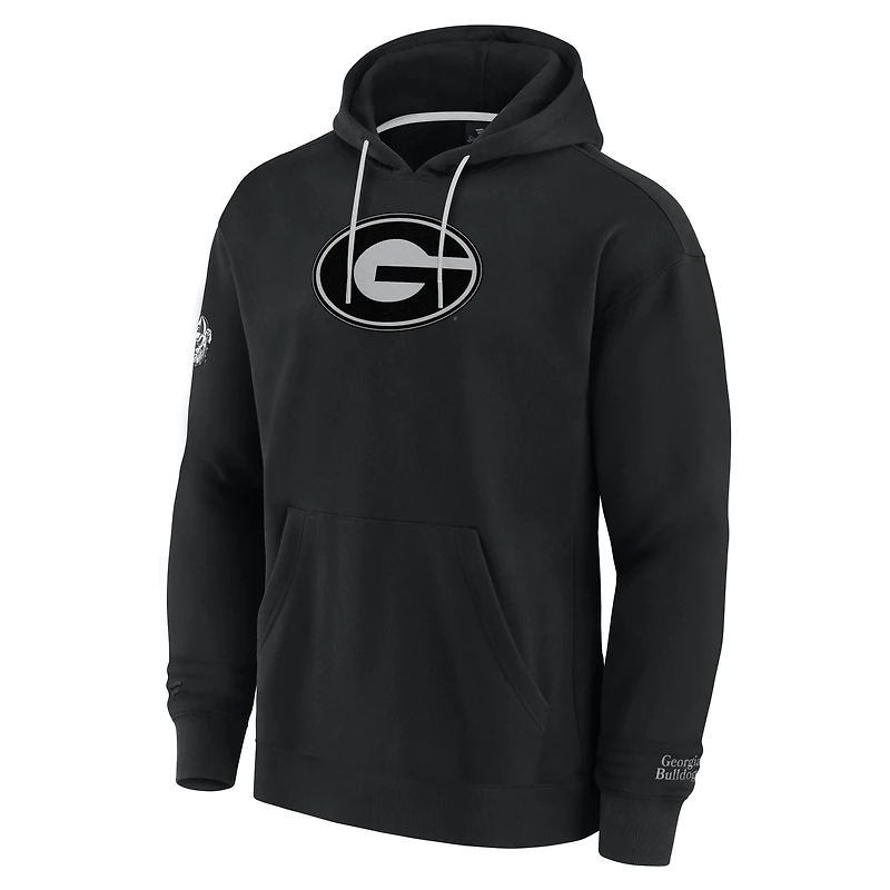 Sweat à capuche noir Fanatics pour homme Georgia Bulldogs Elements Pace