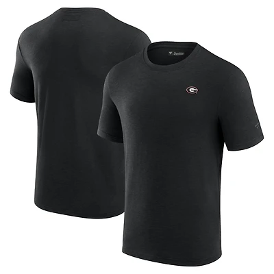 T-shirt noir en modal pour hommes, Fanatics, Georgia Bulldogs, Front Office