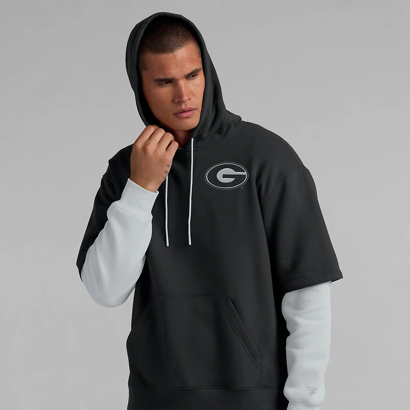 Sweat à capuche élégant pour homme Fanatics Black Georgia Bulldogs
