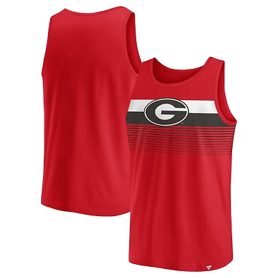Men's Fanatics Red Georgia Bulldogs Wild Game Tank Top