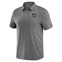 Polo J. Palmer noir chiné pour homme, Georgia Bulldogs, quatre points