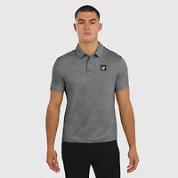 Polo J. Palmer noir chiné pour homme, Georgia Bulldogs, quatre points